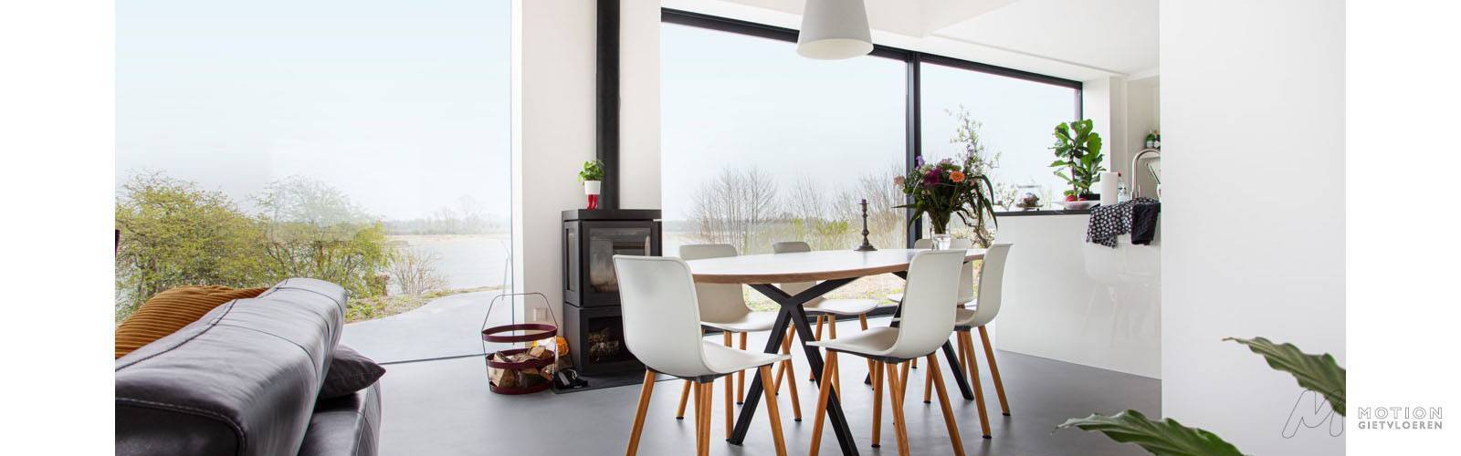 Quartz woonbeton gietvloer