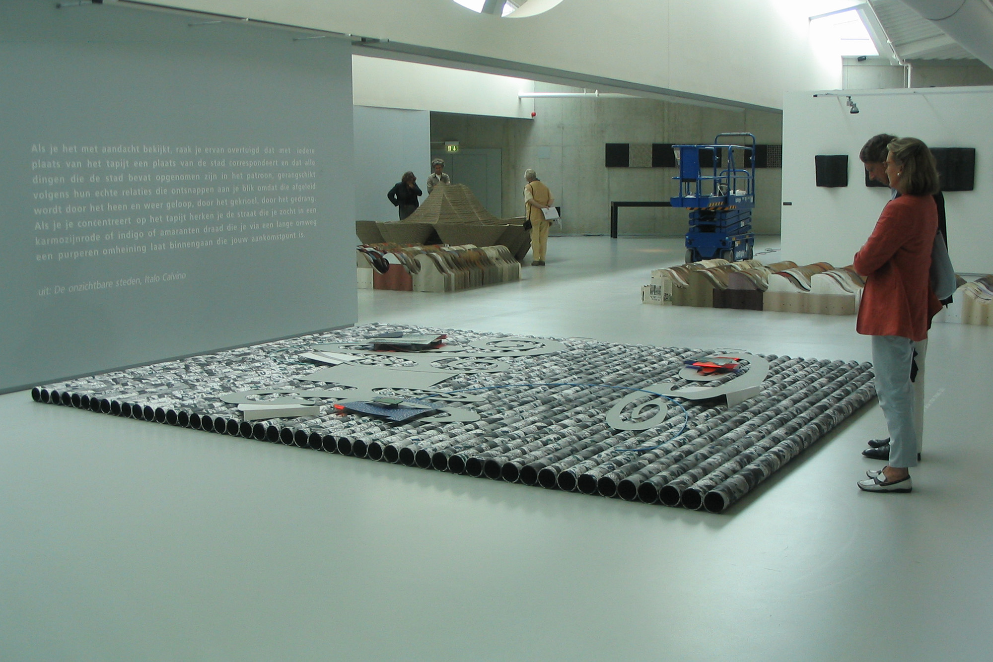 Gietvloer in museum