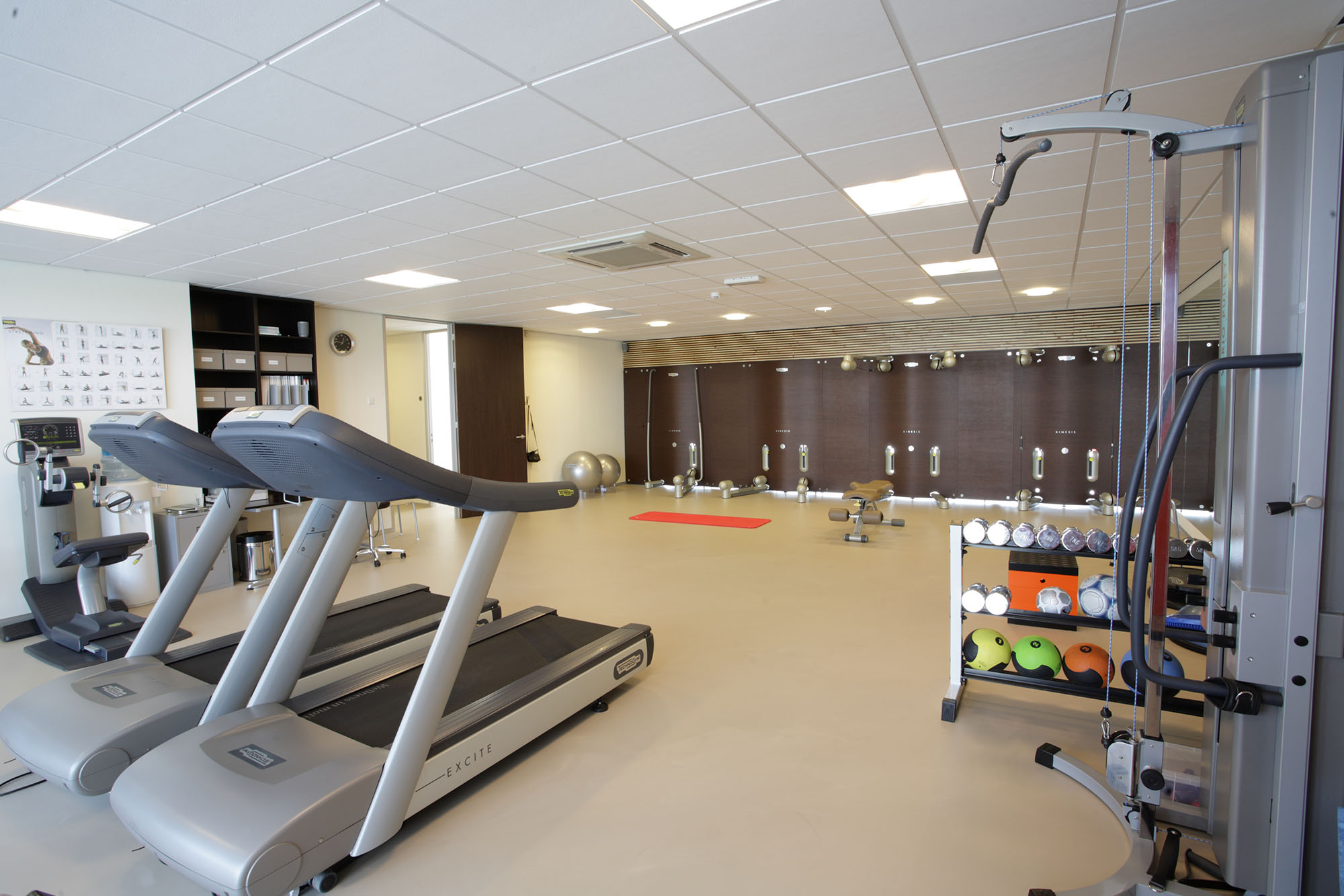 Gietvloer in sportruimte
